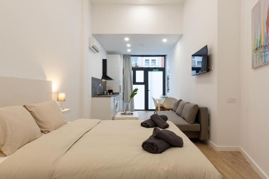 Nuevo Loft En Playa Y Cerca Del Centro, Ac Y Wifi Apartment บาเลนเซีย ภายนอก รูปภาพ